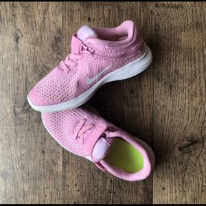 Pink Nike Revolution Flyease